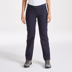 Craghoppers Womens/Ladies Kiwi Pro II Convertible Trousers - 12 UK S, Dark Navy