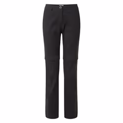 Craghoppers Womens/Ladies Kiwi Pro II Convertible Trousers - 8 UK R, Black