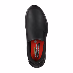 Skechers Mens Nampa Groton Occupational Shoes - 6 UK, Black