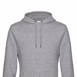 B&C Mens King Hoodie - XL, Heather Grey