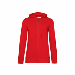 B&C Womens/Ladies Organic Hoodie - S, Red