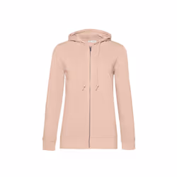 B&C Womens/Ladies Organic Hoodie - XS, Dusky Pink