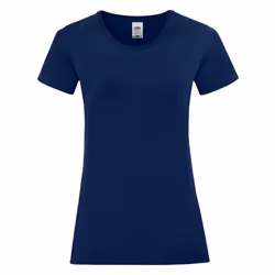 Fruit of the Loom Womens/Ladies Iconic T-Shirt - L, Navy