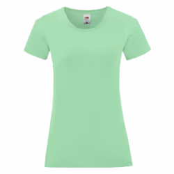 Fruit of the Loom Womens/Ladies Iconic T-Shirt - M, Neo Mint