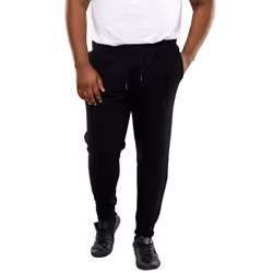 Duke Mens Brandon D555 Cuffed Joggers - 4XL, Black