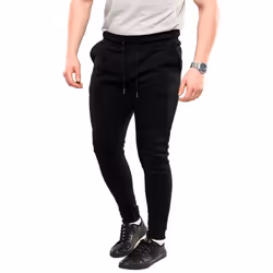 Duke Mens Brandon D555 Cuffed Joggers - 4XL, Black