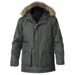 Duke Mens Lovett D555 Faux Fur Trim Parka - 3XL, Khaki