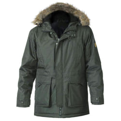 Duke Mens Lovett D555 Faux Fur Trim Parka - 3XL, Khaki