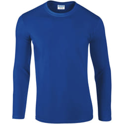Gildan Mens Soft Style Long Sleeve T-Shirt (Pack Of 5) - 2XL, Royal