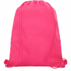 Bullet Oriole Mesh Drawstring Bag - One Size, Magenta