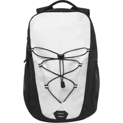 Bullet Trails Backpack - One Size, White/Solid Black