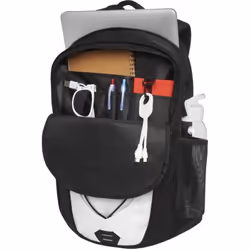 Bullet Trails Backpack - One Size, White/Solid Black