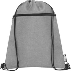 Bullet Ross Recycled Drawstring Bag - One Size, Grey Heather