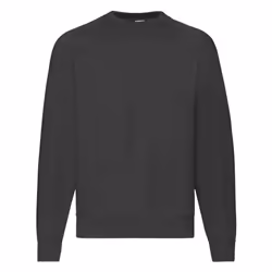 Fruit of the Loom Mens Classic Sweatshirt - 4XL, Black