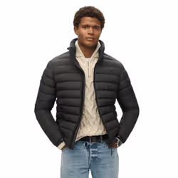 Superdry Fuji Embroidered Padded Jacket - Black