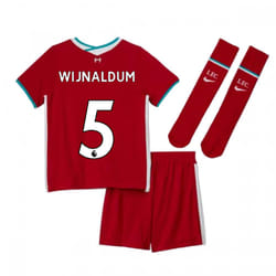 2020-2021 Liverpool Home Nike Little Boys Mini Kit (WIJNALDUM 5) - LB