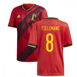 2020-2021 Belgium Home Adidas Football Shirt (TIELEMANS 8) - S