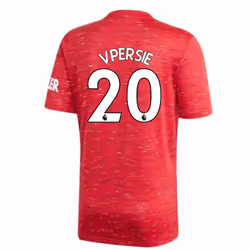 2020-2021 Man Utd Adidas Home Football Shirt (V.PERSIE 20) - XL