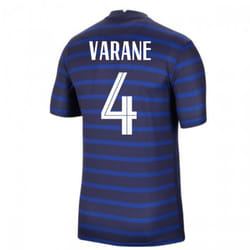 2020-2021 France Home Nike Football Shirt (VARANE 4) - L