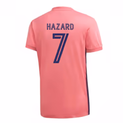 2020-2021 Real Madrid Adidas Away Football Shirt (HAZARD 7) - XXL