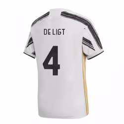 2020-2021 Juventus Adidas Home Football Shirt (DE LIGT 4) - XL