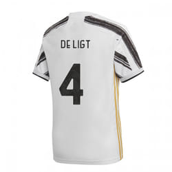2020-2021 Juventus Adidas Home Football Shirt (DE LIGT 4) - XL