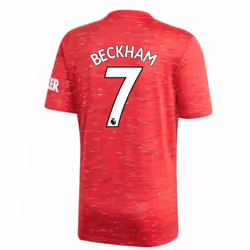 2020-2021 Man Utd Adidas Home Football Shirt (BECKHAM 7) - XL