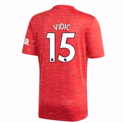 2020-2021 Man Utd Adidas Home Football Shirt (VIDIC 15) - XL