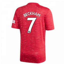 2020-2021 Man Utd Adidas Home Football Shirt (Kids) (BECKHAM 7) - XXL