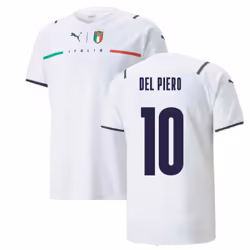2021-2022 Italy Away Shirt (DEL PIERO 10) - S
