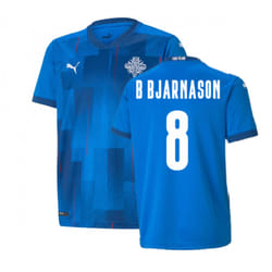 2021-2022 Iceland Home Shirt (B Bjarnason 8) - XXL