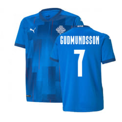 2021-2022 Iceland Home Shirt (Gudmundsson 7) - XXL