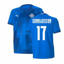 2021-2022 Iceland Home Shirt (Gunnarsson 17) - XXL