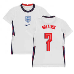 2020-2021 England Home Nike Football Shirt (Kids) (Grealish 7) - MB