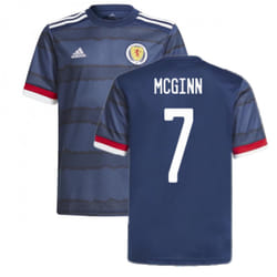 2020-2021 Scotland Home Adidas Football Shirt (McGinn 7) - L