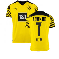 2021-2022 Borussia Dortmund Home Shirt (Kids) (REYNA 7) - XXLB
