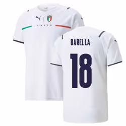 2021-2022 Italy Away Shirt (BARELLA 18) - XXL