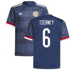 2020-2021 Scotland Home Adidas Football Shirt (Tierney 6) - XXL