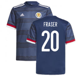 2020-2021 Scotland Home Adidas Football Shirt (Fraser 20) - L