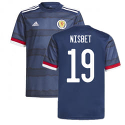 2020-2021 Scotland Home Adidas Football Shirt (Nisbet 19) - L