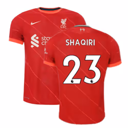 Liverpool 2021-2022 Vapor Home Shirt (SHAQIRI 23) - M