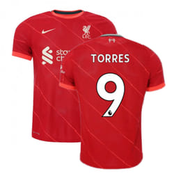 Liverpool 2021-2022 Vapor Home Shirt (TORRES 9) - S