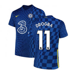 2021-2022 Chelsea Home Shirt (DROGBA 11) - XXL