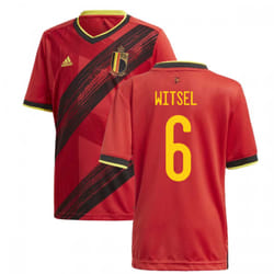 2020-2021 Belgium Home Adidas Football Shirt (Kids) (WITSEL 6) - SB