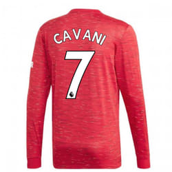 2020-2021 Man Utd Adidas Home Long Sleeve Shirt (CAVANI 7) - 3XL