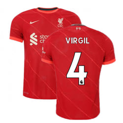 Liverpool 2021-2022 Vapor Home Shirt (Kids) (VIRGIL 4) - SB