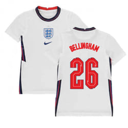2020-2021 England Home Nike Football Shirt (Kids) (Bellingham 26) - MB