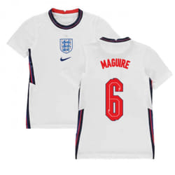 2020-2021 England Home Nike Football Shirt (Kids) (Maguire 6) - MB