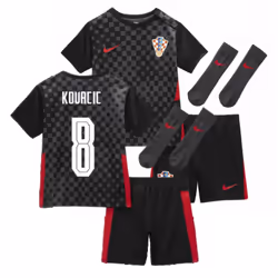 2020-2021 Croatia Little Boys Away Mini Kit (KOVACIC 8) - LB