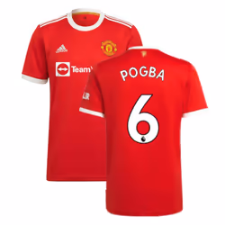 Man Utd 2021-2022 Home Shirt (POGBA 6) - XXL